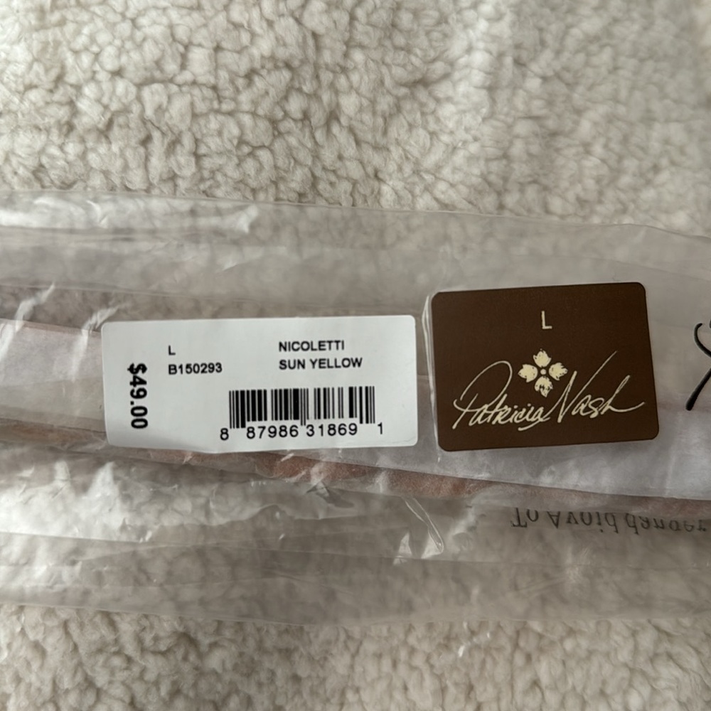 NWT Patricia Nash Leather Nicoletti Braided Leather Belt - Picture 6 of 7